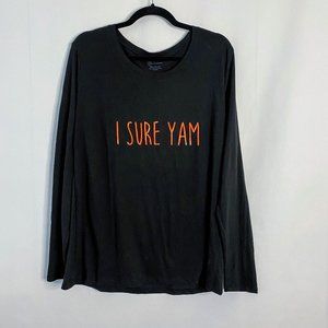 Thanksgiving-themed "I Sure Yam" Pun Shirt